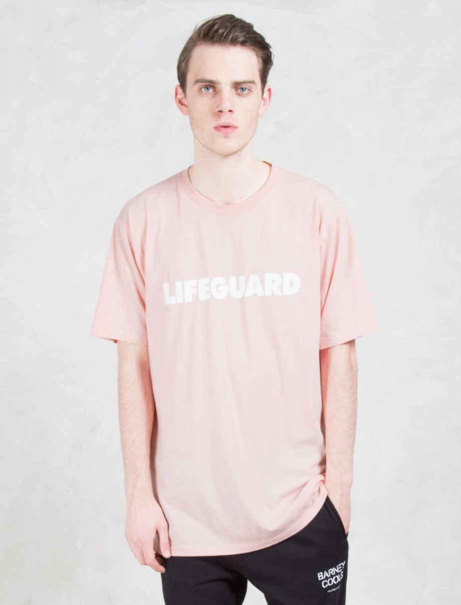 pink short sleeve t-shirt